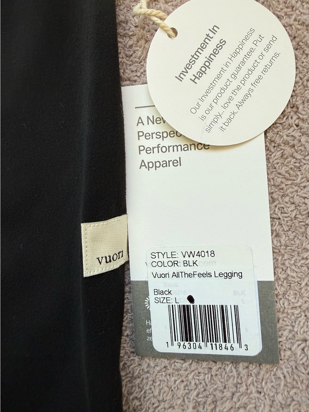 Vuori - AllTheFeels Legging - BLACK - NWT - Picture 3 of 5